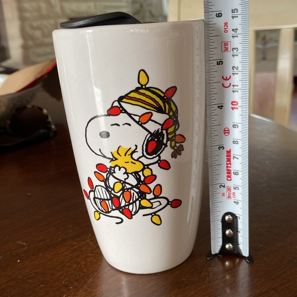 Modern Gourmet Foods go cup/mug Peanuts/Snoopy and Woodstock Christmas lights. - Picture 9 of 10